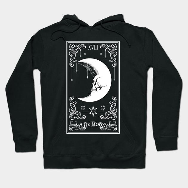 The Moon Tarot Card Hoodie by RavenWake